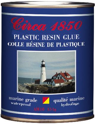 Circa 1850 Colle Résine de Plastique