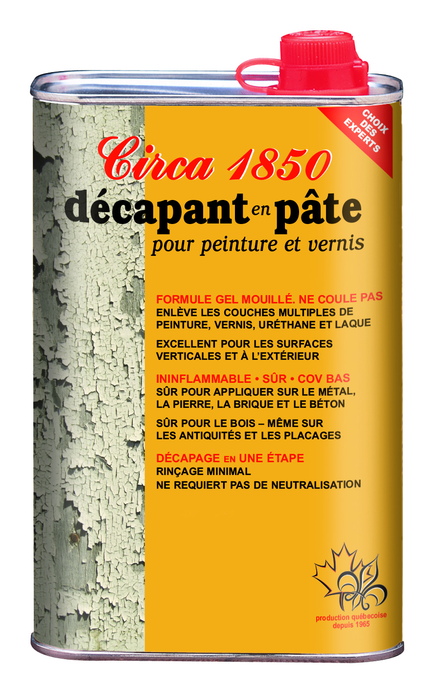 Circa 1850 Décapant en Pâte