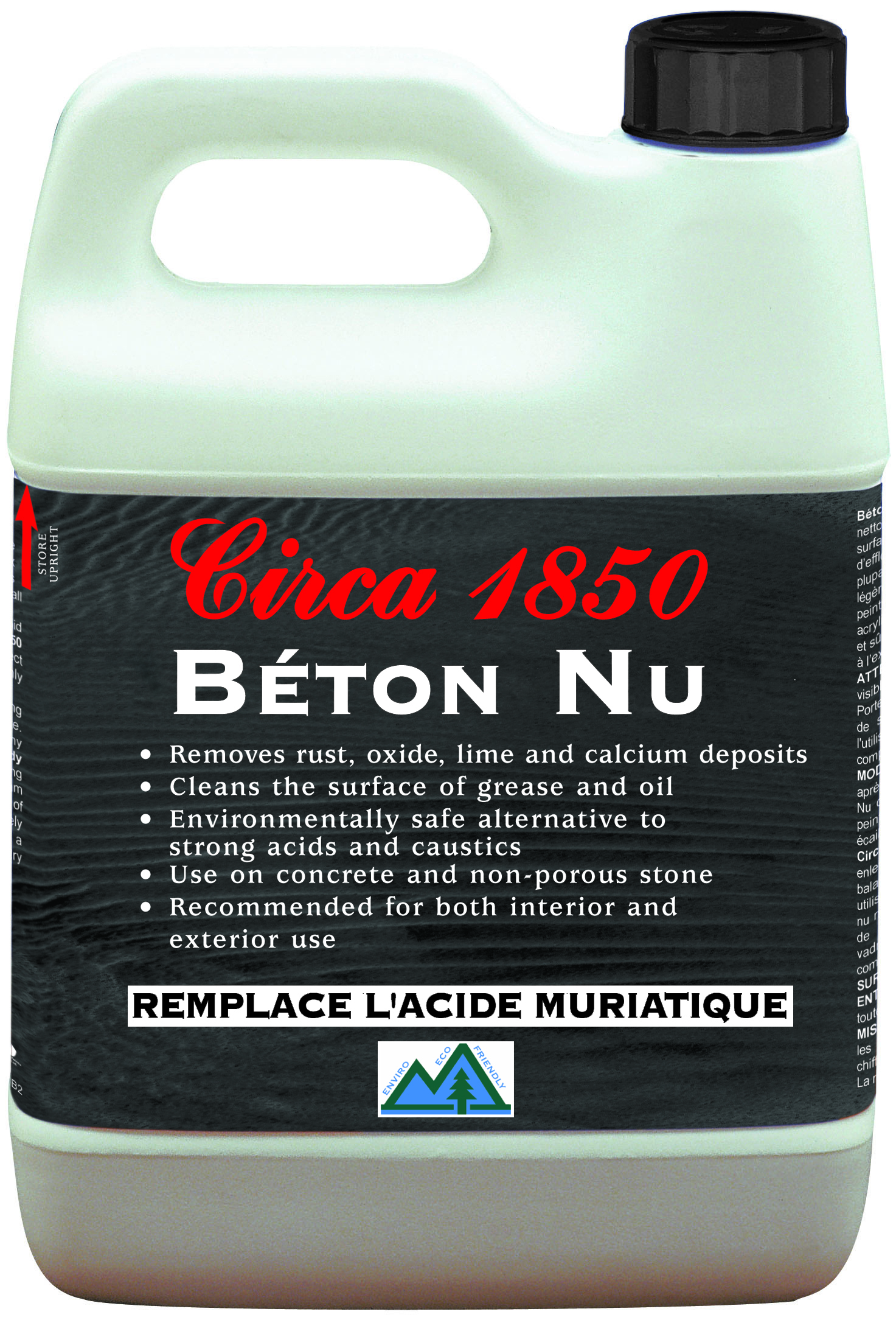 Circa 1850 Béton à nu