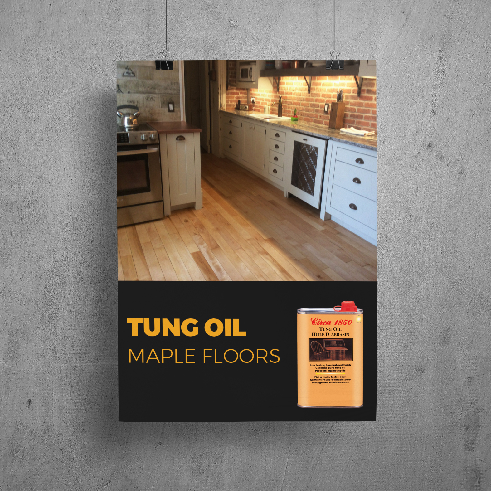 Tung Oil <br>Maple Floors