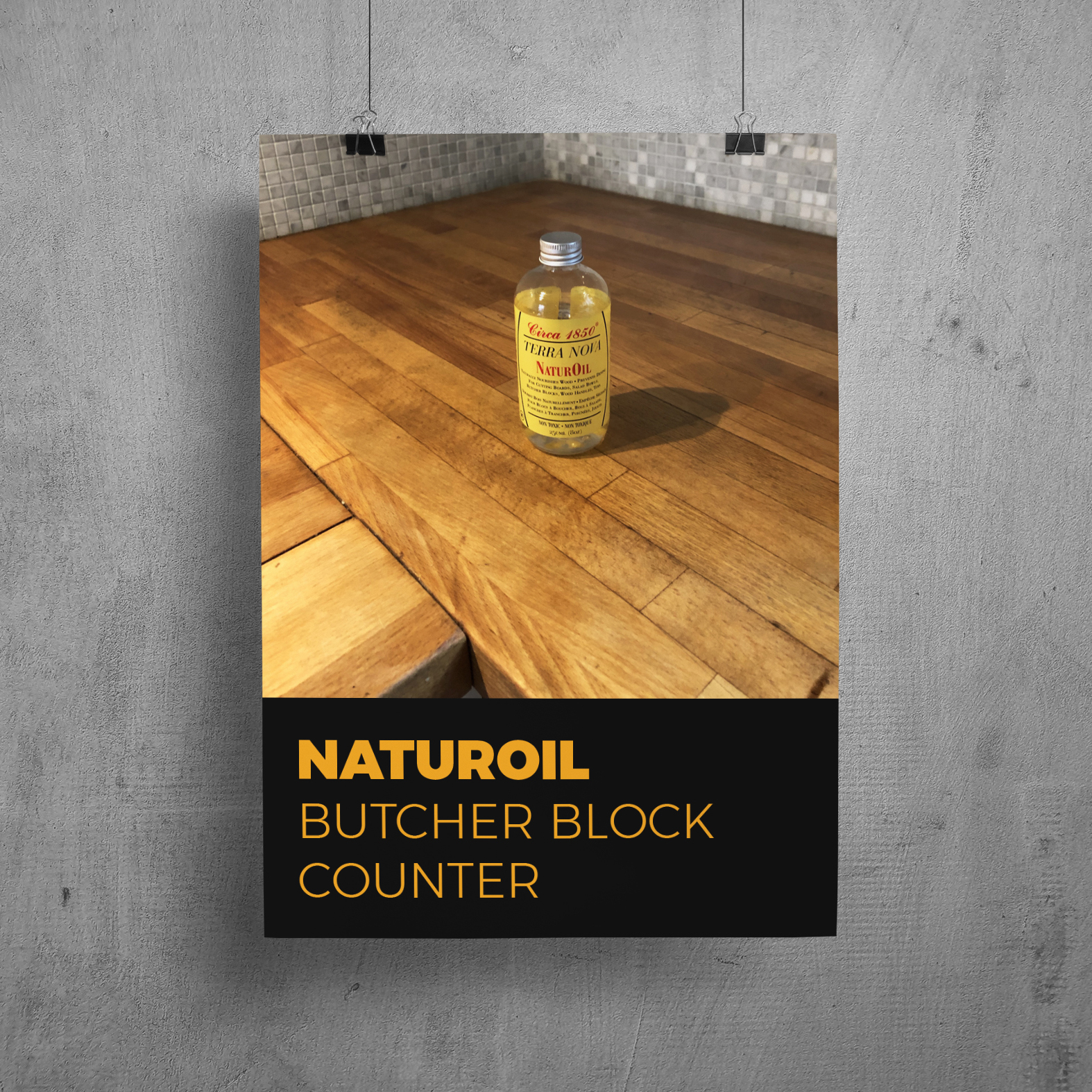 NaturOil Butcher Block Counters