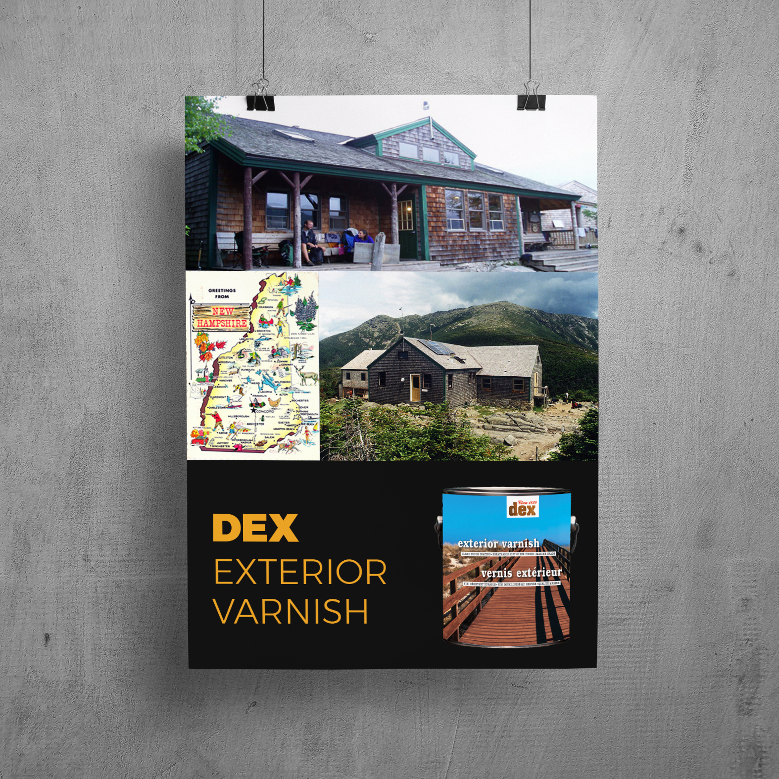 DEX Exterior Varnish NH Historic Huts