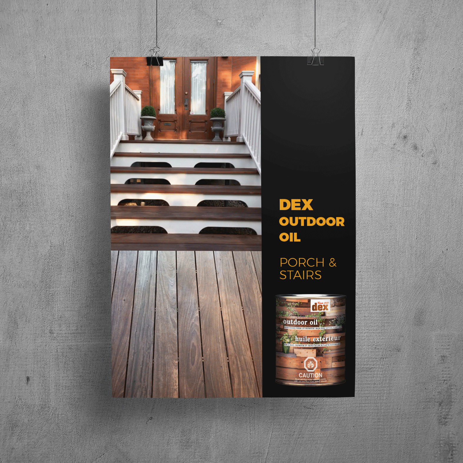 DEX Outdoor Oil  Porch & Stairs