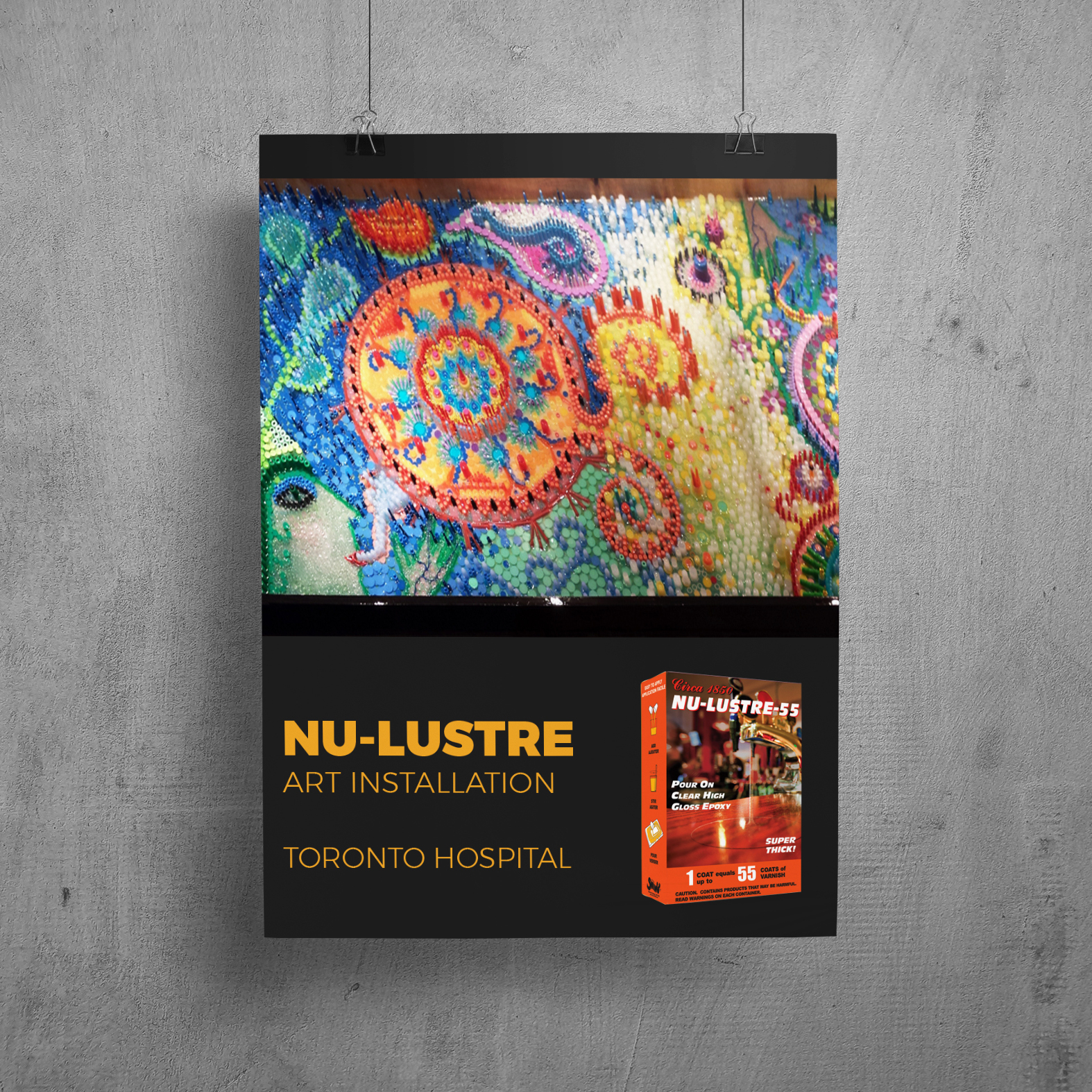 NU-LUSTRE-55 Art Mural