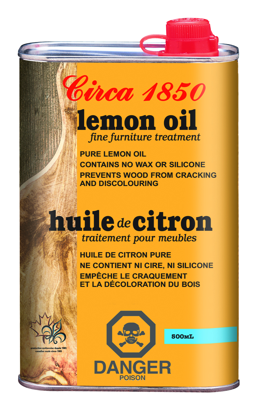 Circa 1850 Lemon Oil Furniture Treatment