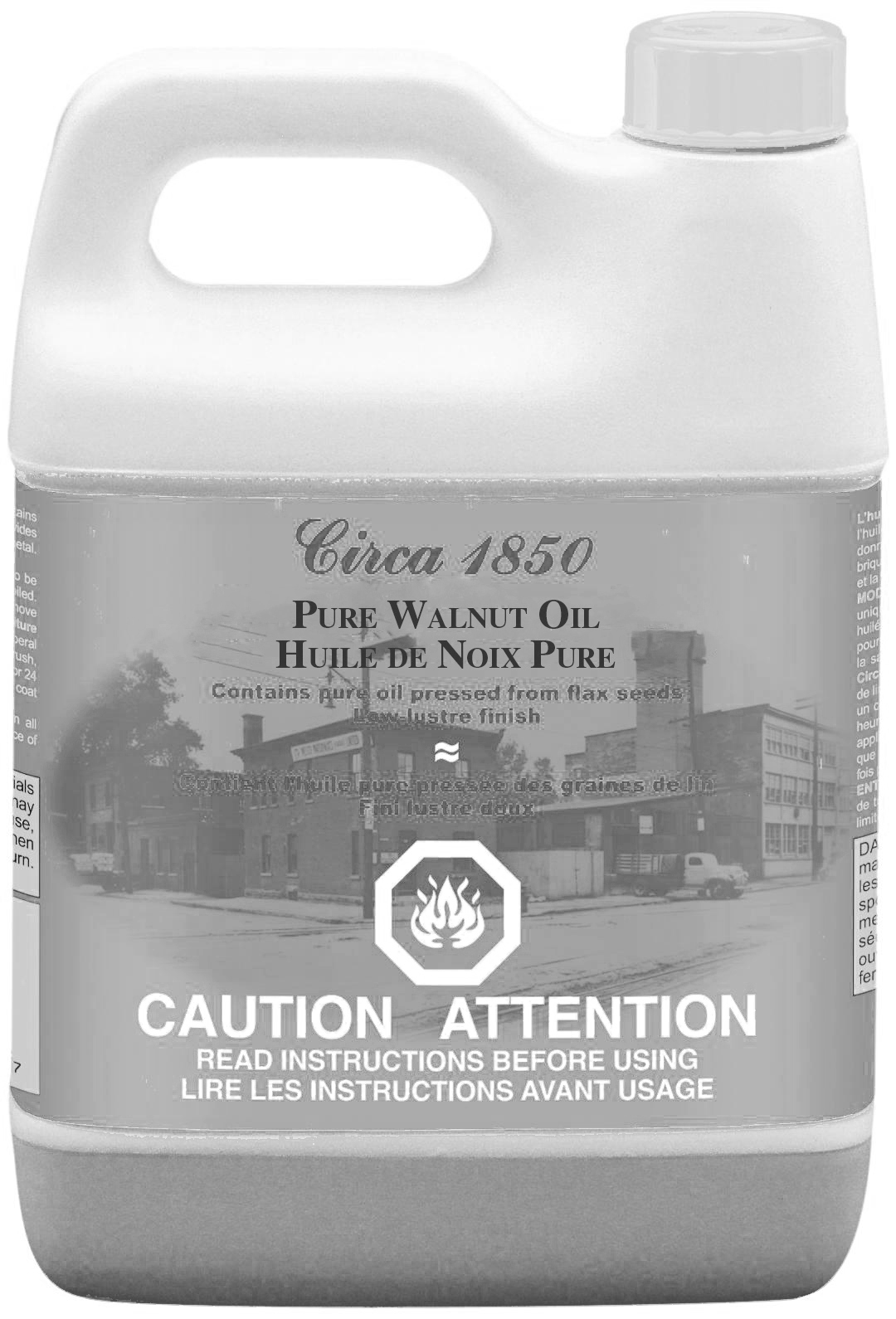 Circa 1850 Pure Walnut Oil