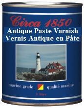 Circa 1850  Marine Grade  Antique Paste Varnish