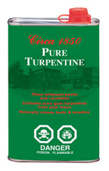 Circa 1850 Pure Turpentine