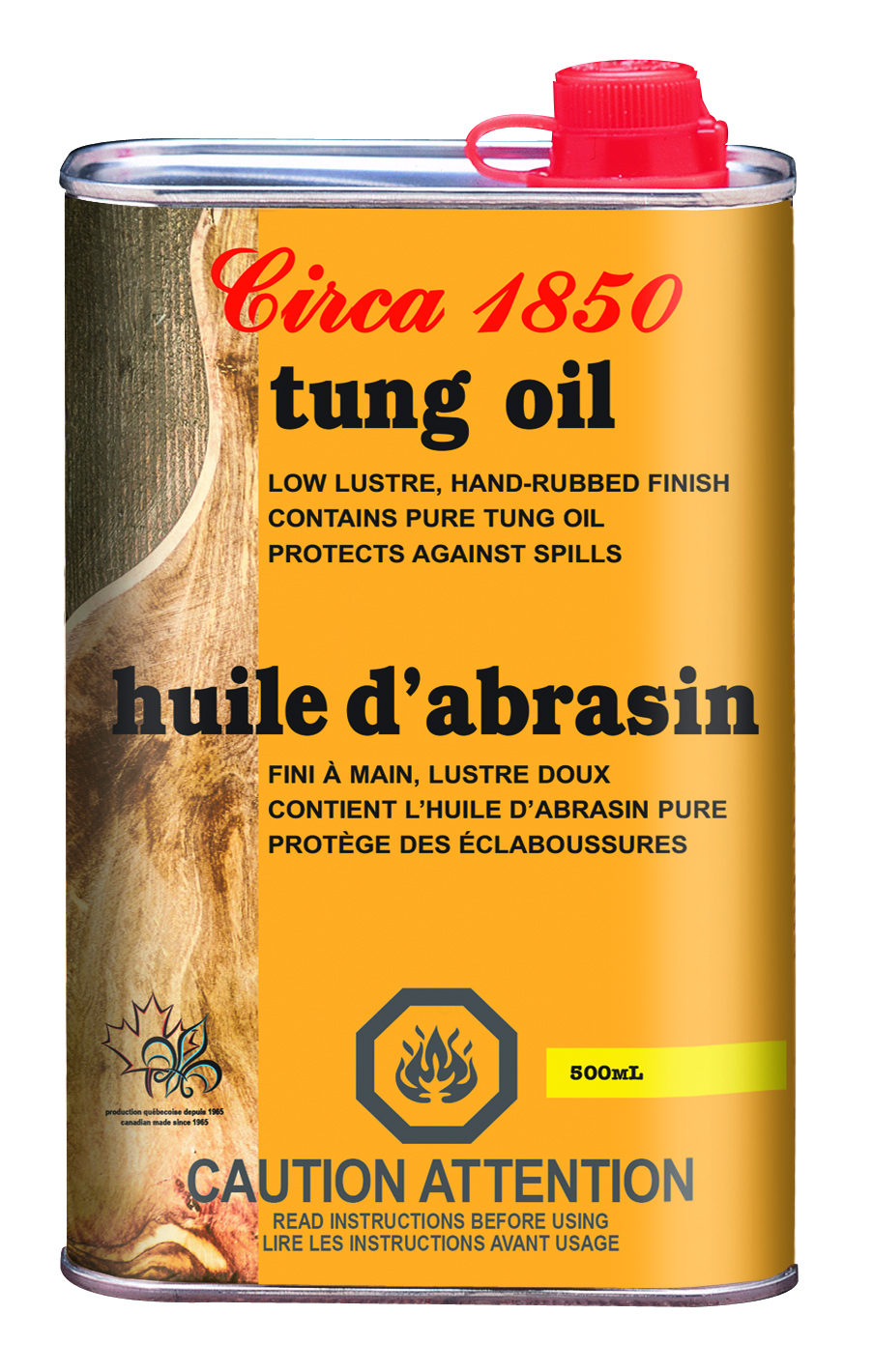 Circa 1850 Tung Oil